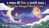2 लाइन की मिस यू शायरी 2026 | Miss You Shayari Hindi 2 Line